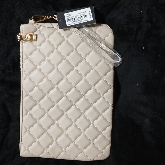 NWT Badgley Mischka off white big clutch - Picture 2 of 5